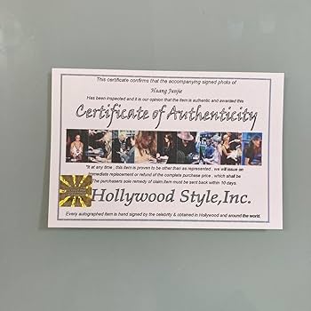 Amazon.co.jp: ホアン ジュンジェ直筆サイン入り2Lサイズ写真